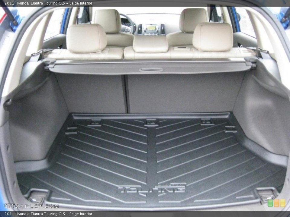 Beige Interior Trunk for the 2011 Hyundai Elantra Touring GLS #42319315