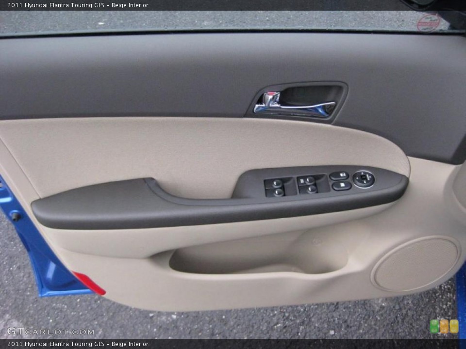 Beige Interior Door Panel for the 2011 Hyundai Elantra Touring GLS #42319371