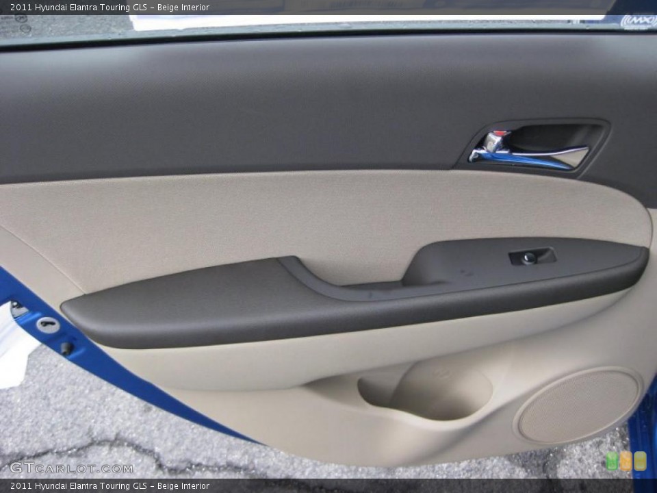 Beige Interior Door Panel for the 2011 Hyundai Elantra Touring GLS #42319419