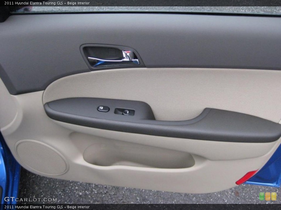 Beige Interior Door Panel for the 2011 Hyundai Elantra Touring GLS #42319467