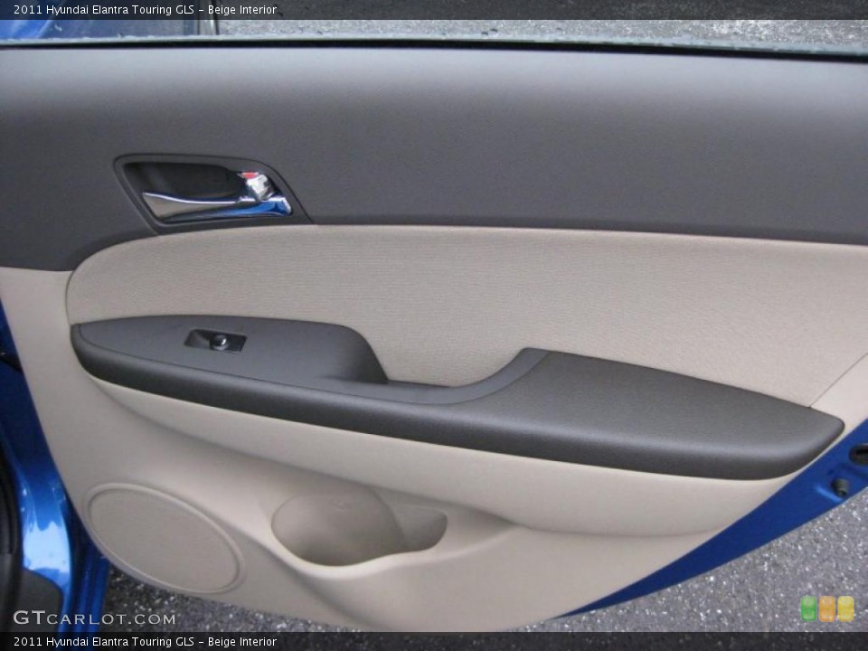 Beige Interior Door Panel for the 2011 Hyundai Elantra Touring GLS #42319511