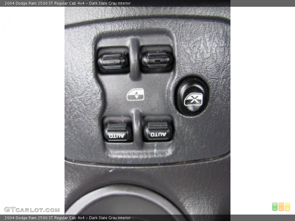 Dark Slate Gray Interior Controls for the 2004 Dodge Ram 2500 ST Regular Cab 4x4 #42319727