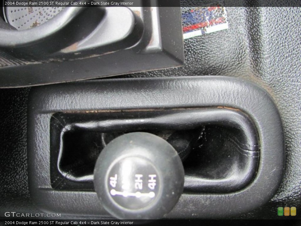 Dark Slate Gray Interior Controls for the 2004 Dodge Ram 2500 ST Regular Cab 4x4 #42319735