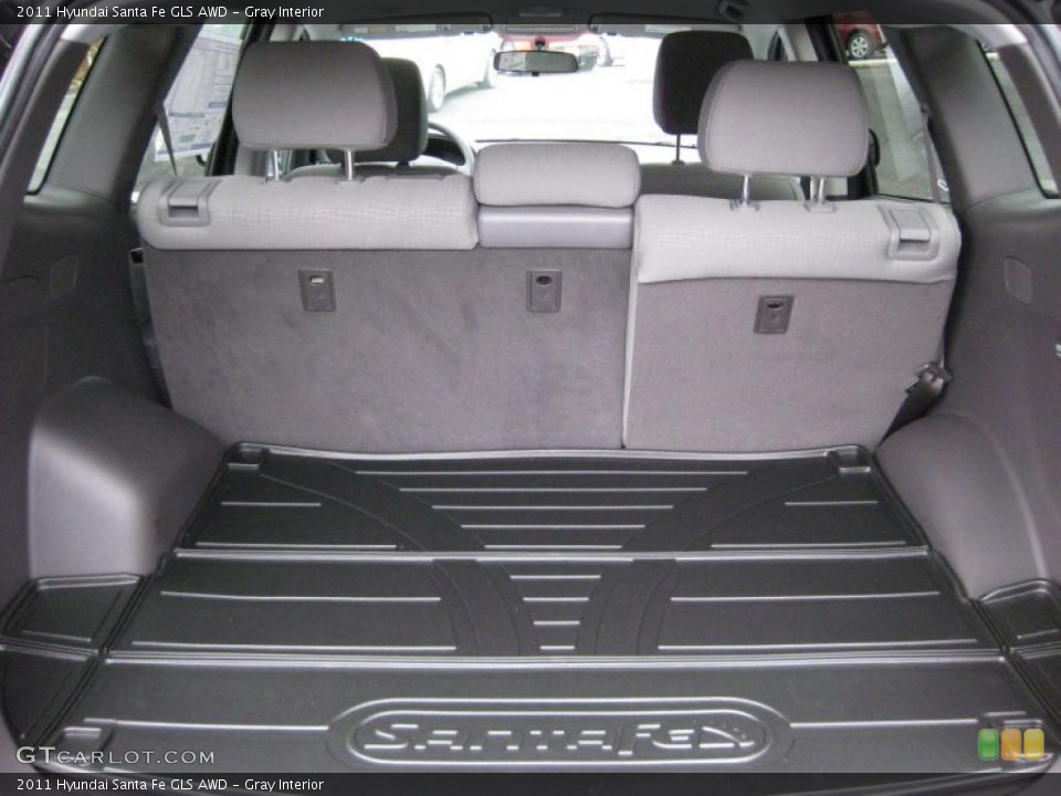 Gray Interior Trunk for the 2011 Hyundai Santa Fe GLS AWD #42320187