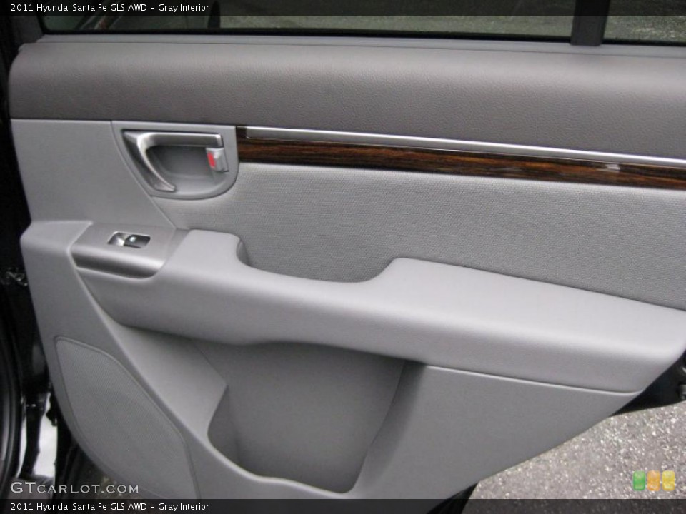 Gray Interior Door Panel for the 2011 Hyundai Santa Fe GLS AWD #42320367