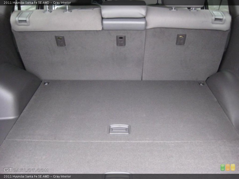 Gray Interior Trunk for the 2011 Hyundai Santa Fe SE AWD #42320615