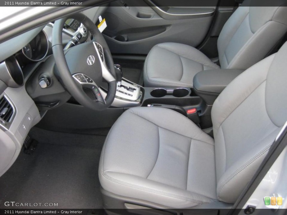 Gray Interior Photo for the 2011 Hyundai Elantra Limited #42321075
