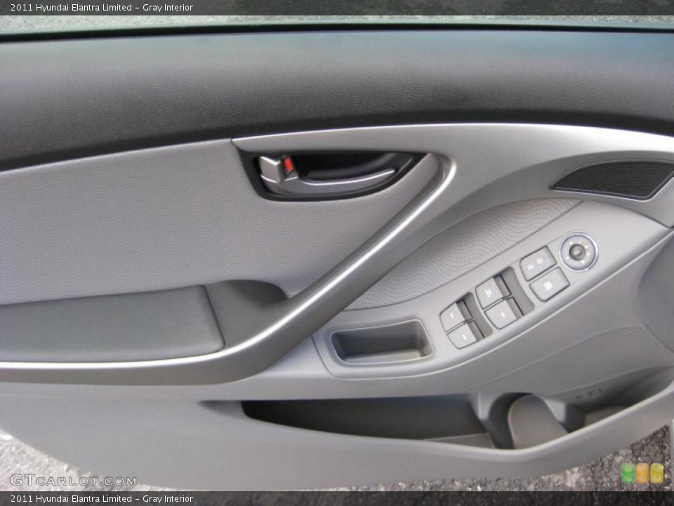 Gray Interior Door Panel for the 2011 Hyundai Elantra Limited #42321107