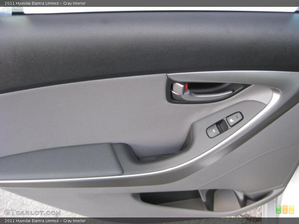 Gray Interior Door Panel for the 2011 Hyundai Elantra Limited #42321151