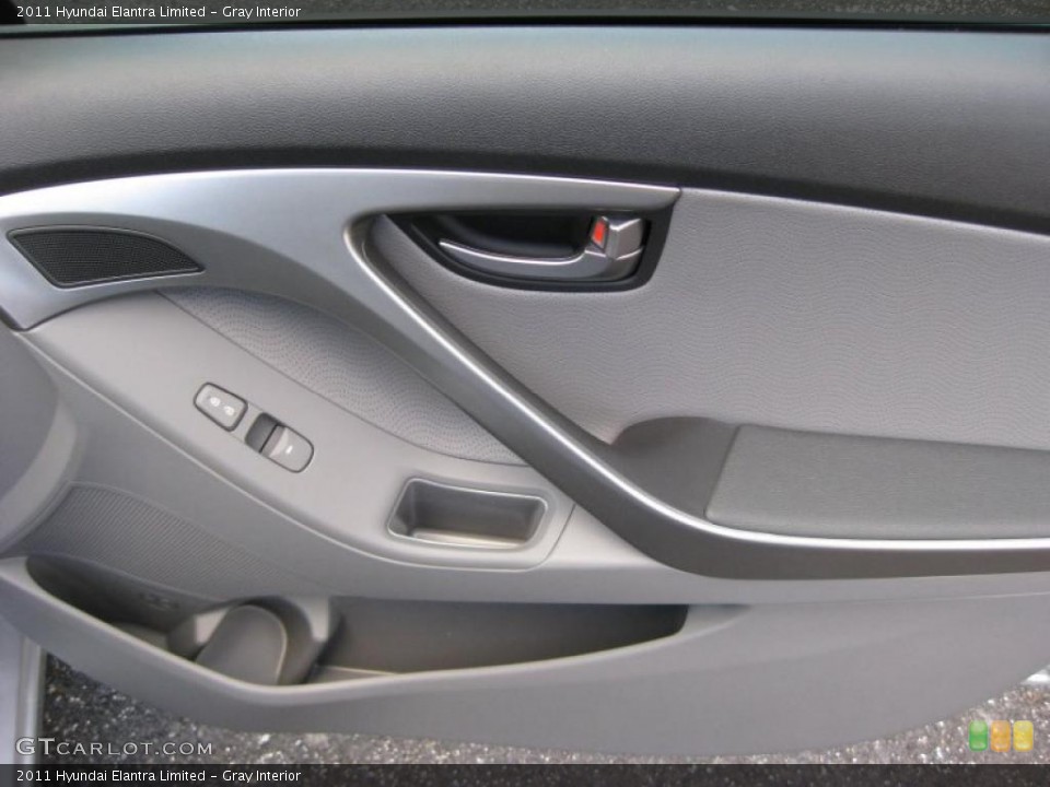 Gray Interior Door Panel for the 2011 Hyundai Elantra Limited #42321195