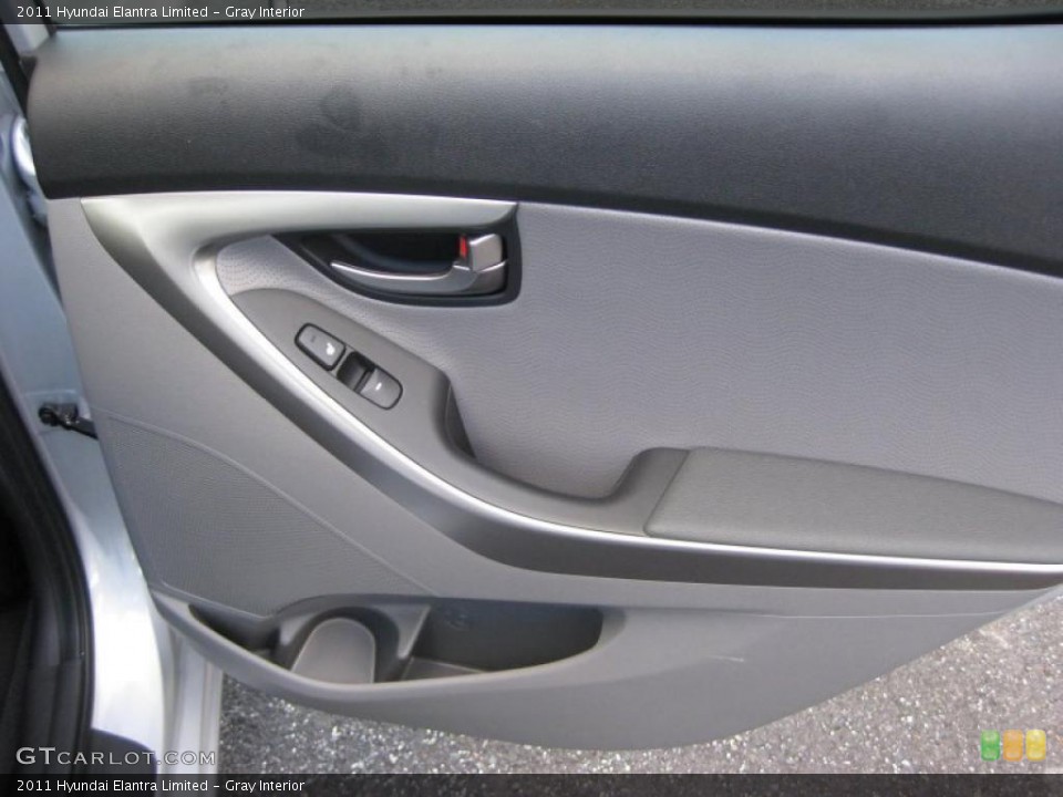 Gray Interior Door Panel for the 2011 Hyundai Elantra Limited #42321243