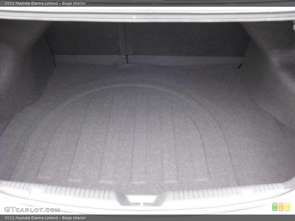 Beige Interior Trunk for the 2011 Hyundai Elantra Limited #42321507