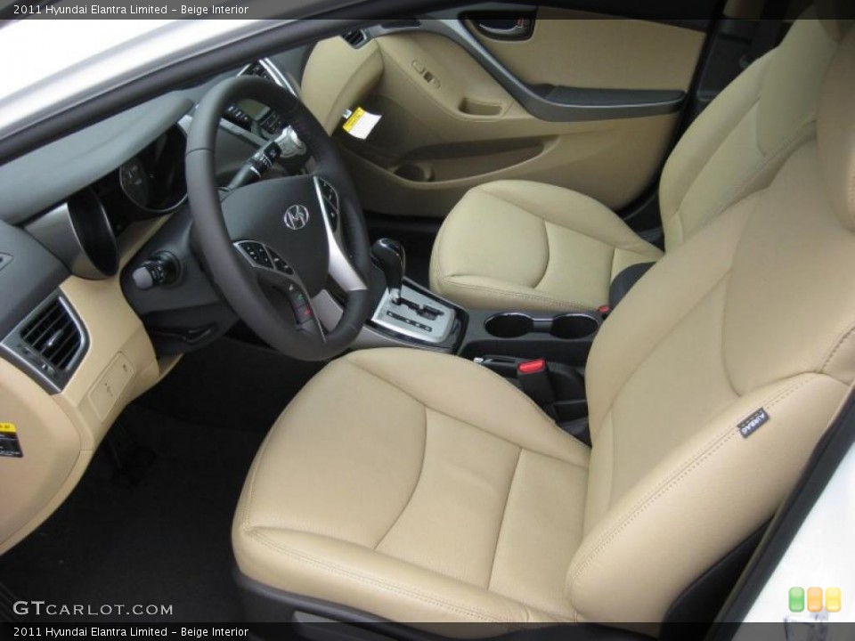 Beige Interior Photo for the 2011 Hyundai Elantra Limited #42321523
