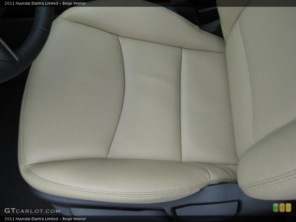 Beige Interior Photo for the 2011 Hyundai Elantra Limited #42321539