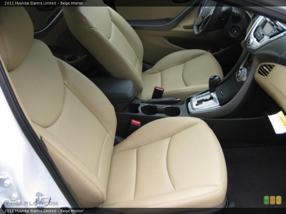Beige Interior Photo for the 2011 Hyundai Elantra Limited #42321623