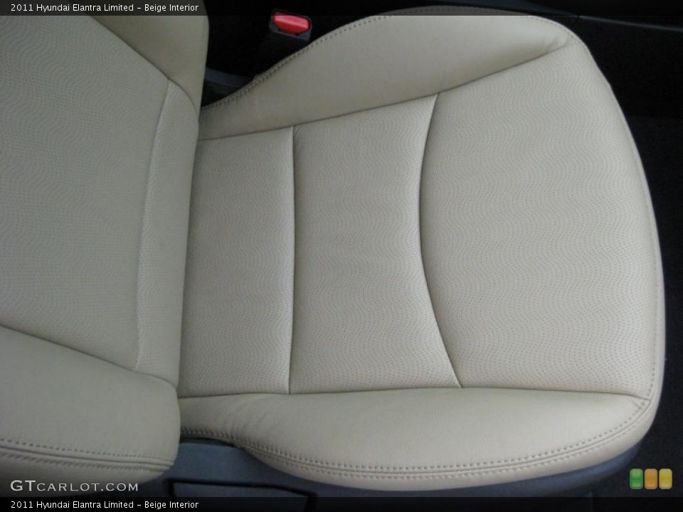 Beige Interior Photo for the 2011 Hyundai Elantra Limited #42321635