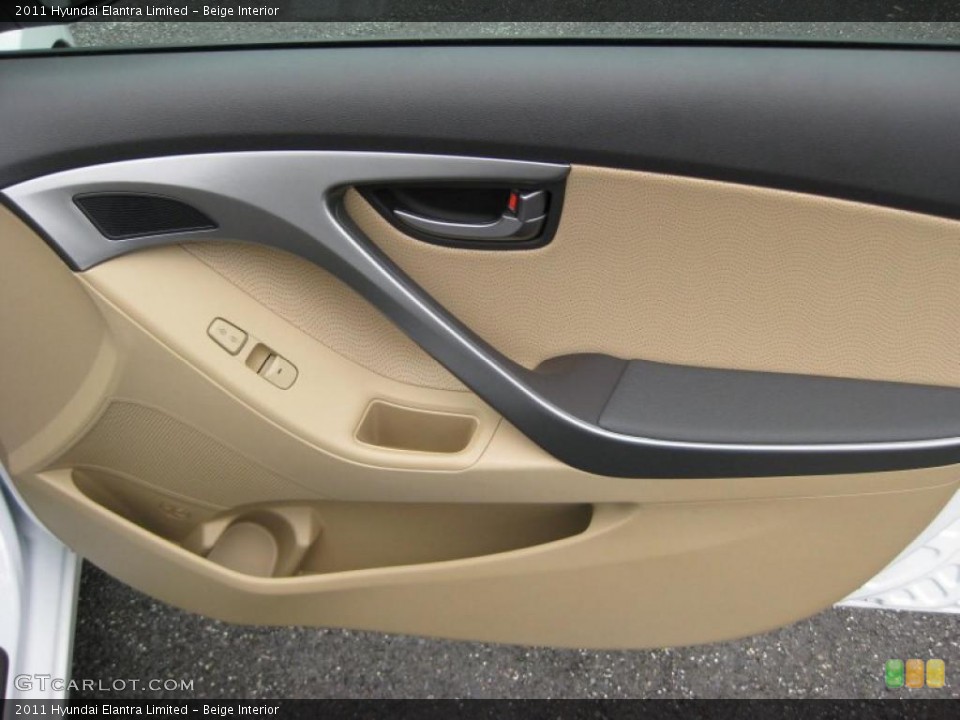 Beige Interior Door Panel for the 2011 Hyundai Elantra Limited #42321651