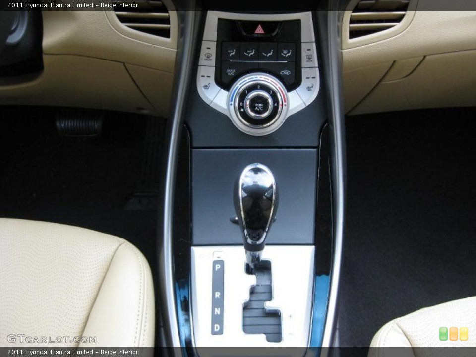 Beige Interior Transmission for the 2011 Hyundai Elantra Limited #42321735
