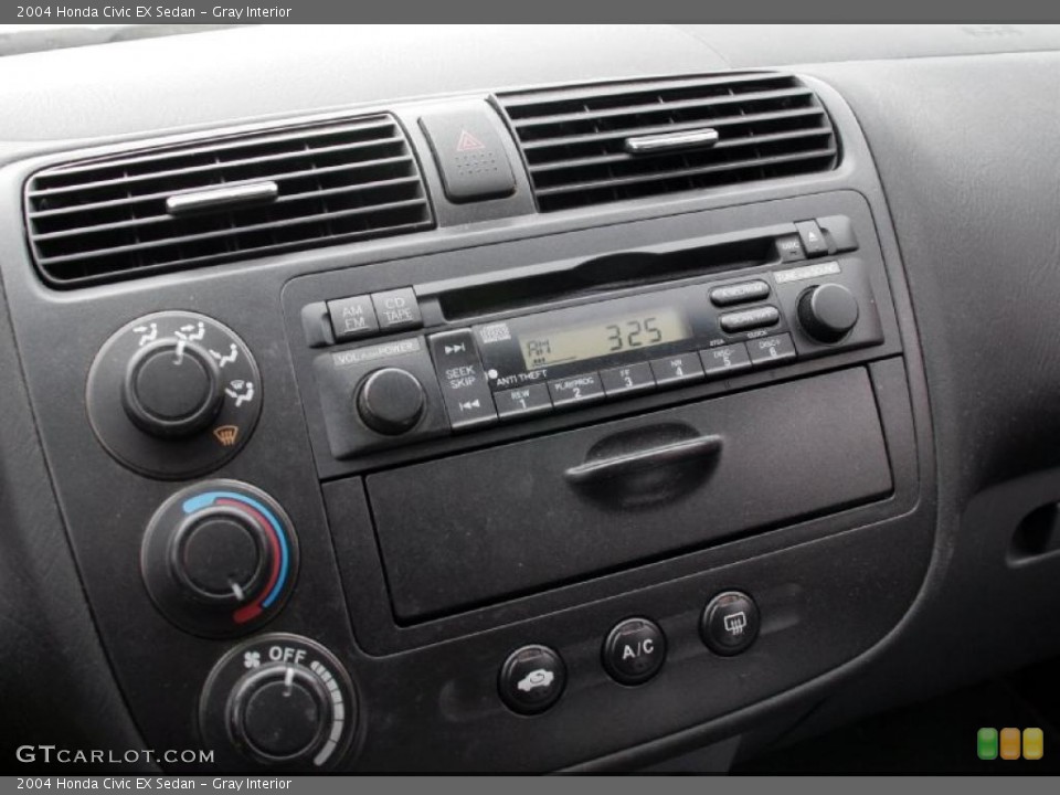 Gray Interior Controls for the 2004 Honda Civic EX Sedan #42321899