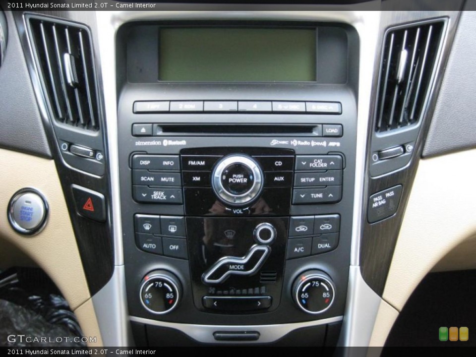 Camel Interior Controls for the 2011 Hyundai Sonata Limited 2.0T #42323911