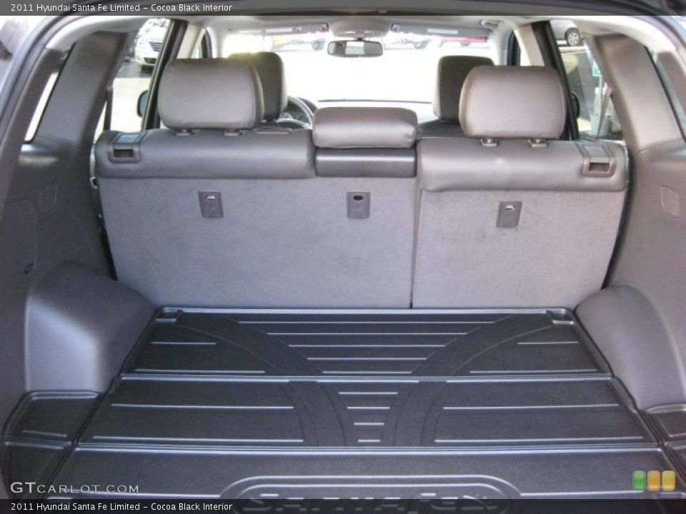 Cocoa Black Interior Trunk for the 2011 Hyundai Santa Fe Limited #42324179