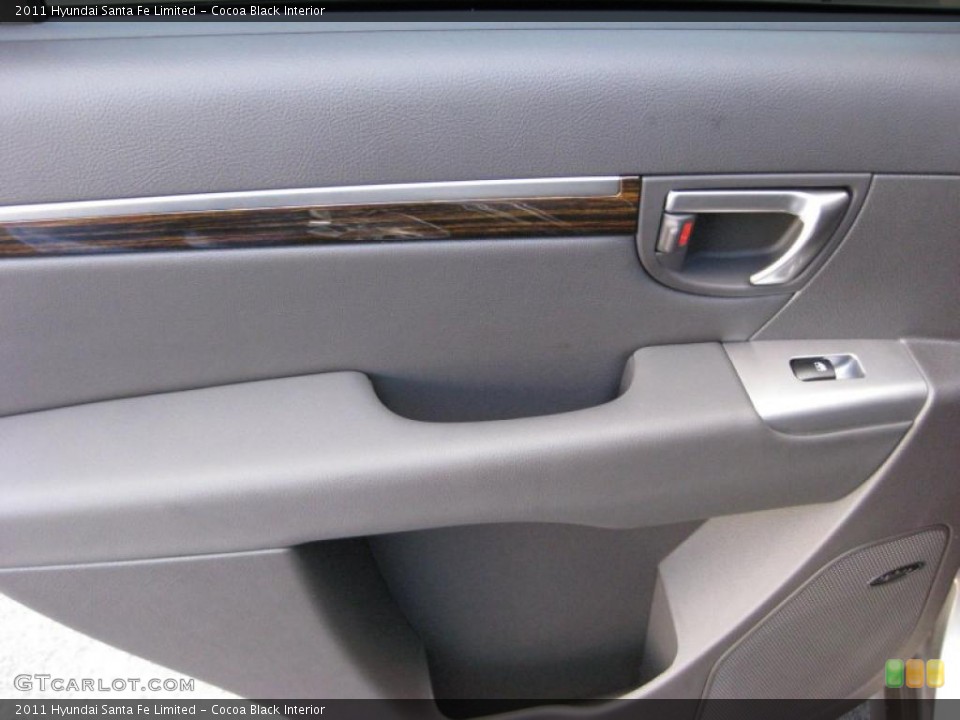 Cocoa Black Interior Door Panel for the 2011 Hyundai Santa Fe Limited #42324303