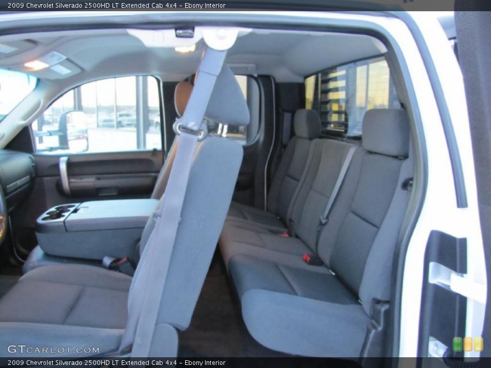 Ebony Interior Photo for the 2009 Chevrolet Silverado 2500HD LT Extended Cab 4x4 #42327522