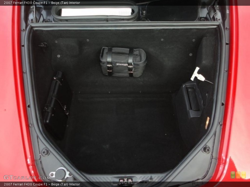 Beige (Tan) Interior Trunk for the 2007 Ferrari F430 Coupe F1 #42328410