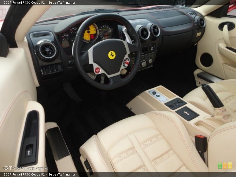 Beige (Tan) Interior Photo for the 2007 Ferrari F430 Coupe F1 #42328582