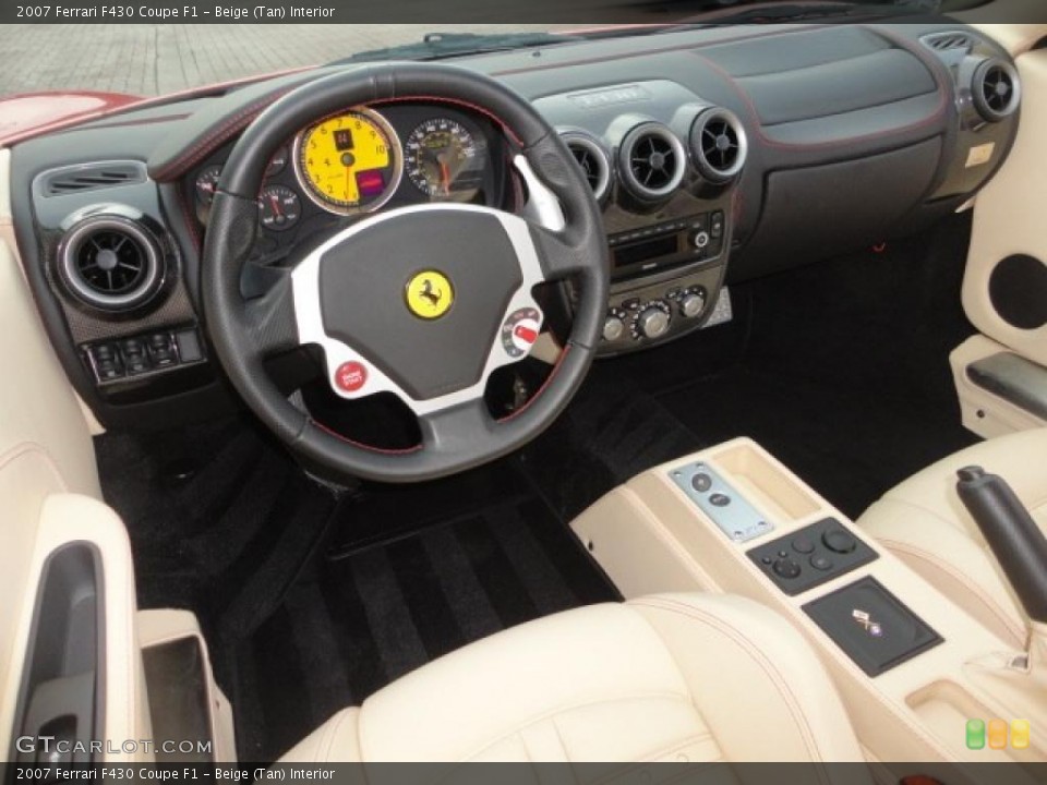 Beige (Tan) Interior Photo for the 2007 Ferrari F430 Coupe F1 #42328606