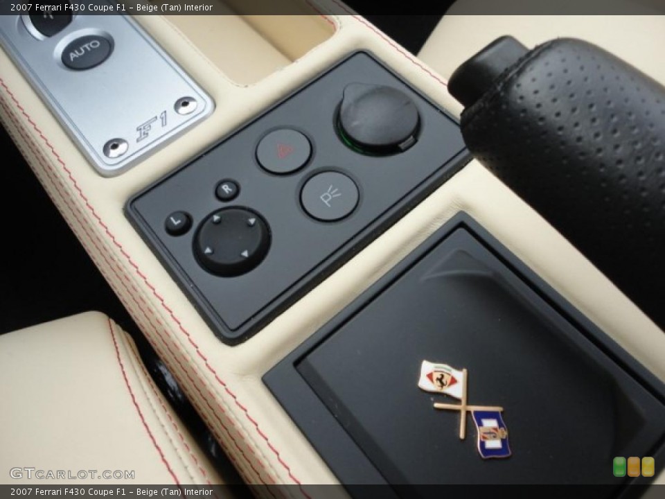 Beige (Tan) Interior Controls for the 2007 Ferrari F430 Coupe F1 #42328750