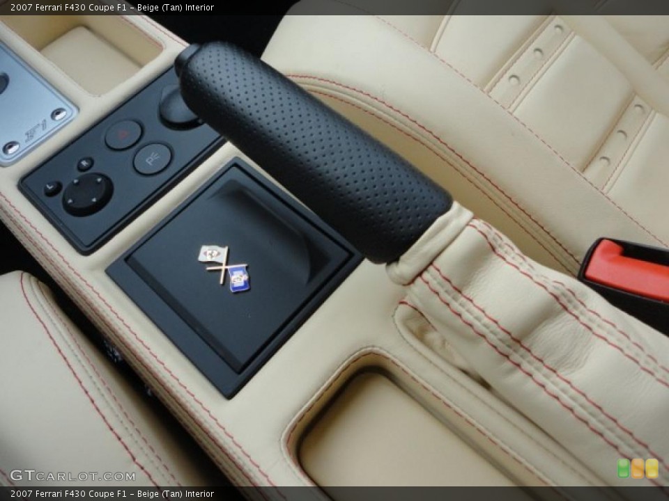 Beige (Tan) Interior Controls for the 2007 Ferrari F430 Coupe F1 #42328760