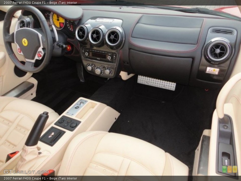 Beige (Tan) Interior Dashboard for the 2007 Ferrari F430 Coupe F1 #42328772