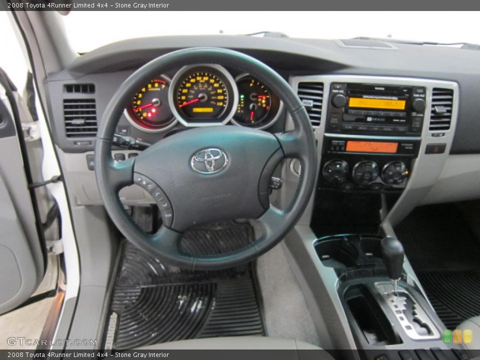 Stone Gray Interior Dashboard for the 2008 Toyota 4Runner Limited 4x4 #42330306