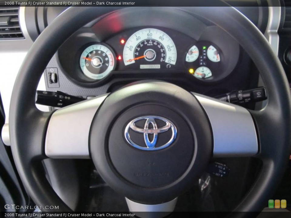 Dark Charcoal Interior Steering Wheel for the 2008 Toyota FJ Cruiser  #42333275