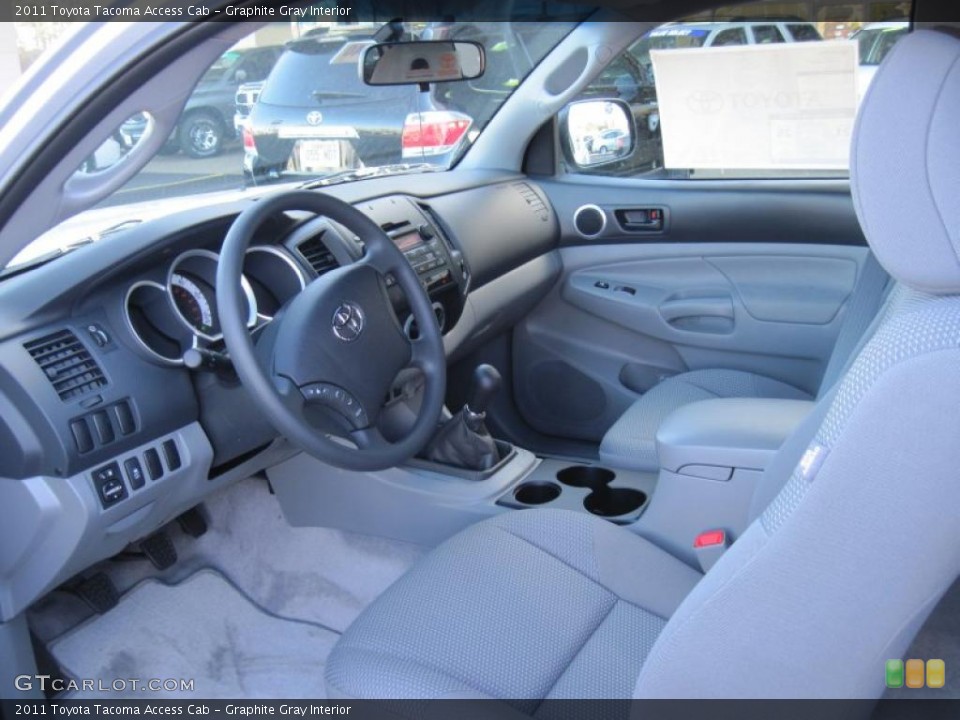 Graphite Gray Interior Photo for the 2011 Toyota Tacoma Access Cab #42336883