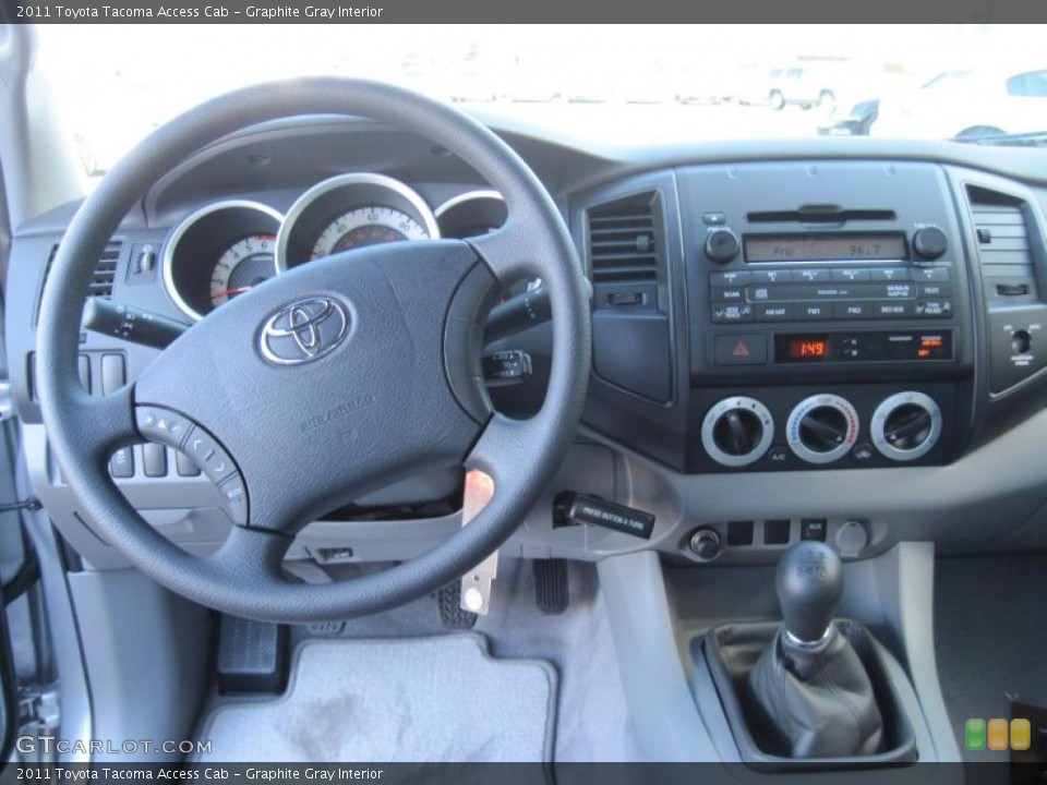 Graphite Gray Interior Dashboard for the 2011 Toyota Tacoma Access Cab #42336923