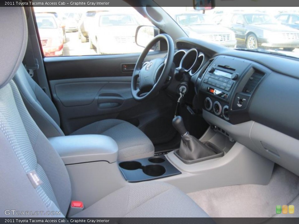 Graphite Gray Interior Photo for the 2011 Toyota Tacoma Access Cab #42336963