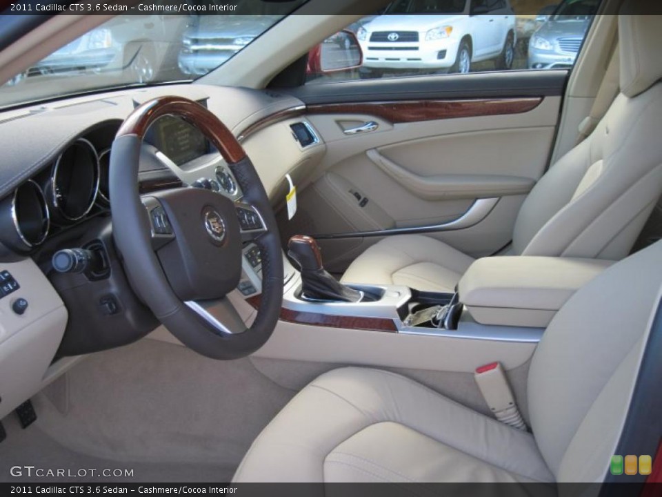 Cashmere/Cocoa Interior Photo for the 2011 Cadillac CTS 3.6 Sedan #42337488