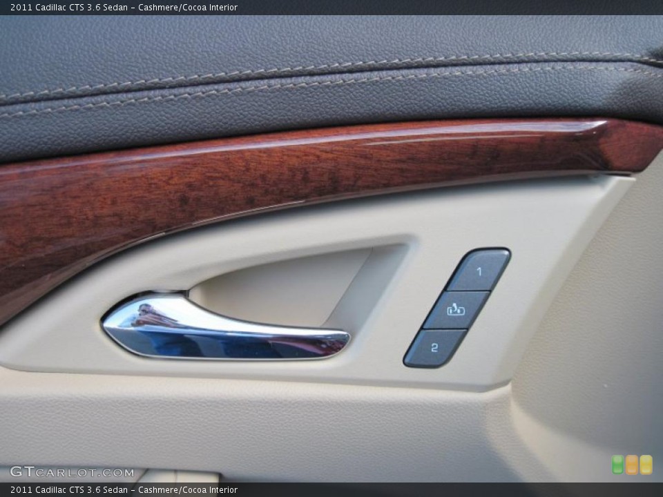 Cashmere/Cocoa Interior Controls for the 2011 Cadillac CTS 3.6 Sedan #42337531