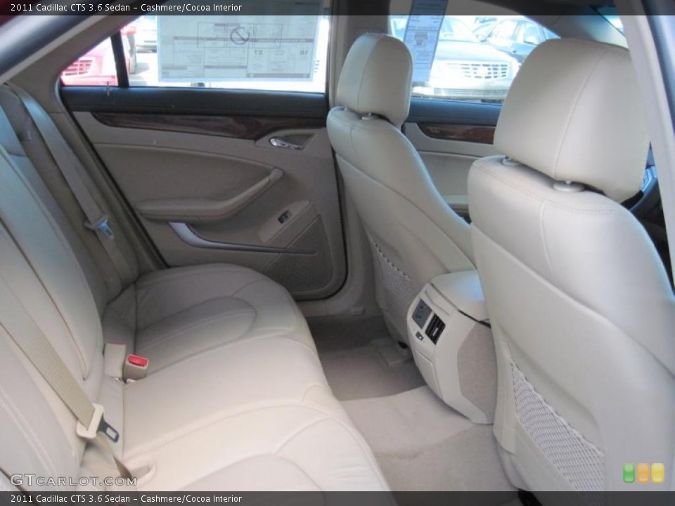 Cashmere/Cocoa Interior Photo for the 2011 Cadillac CTS 3.6 Sedan #42337575