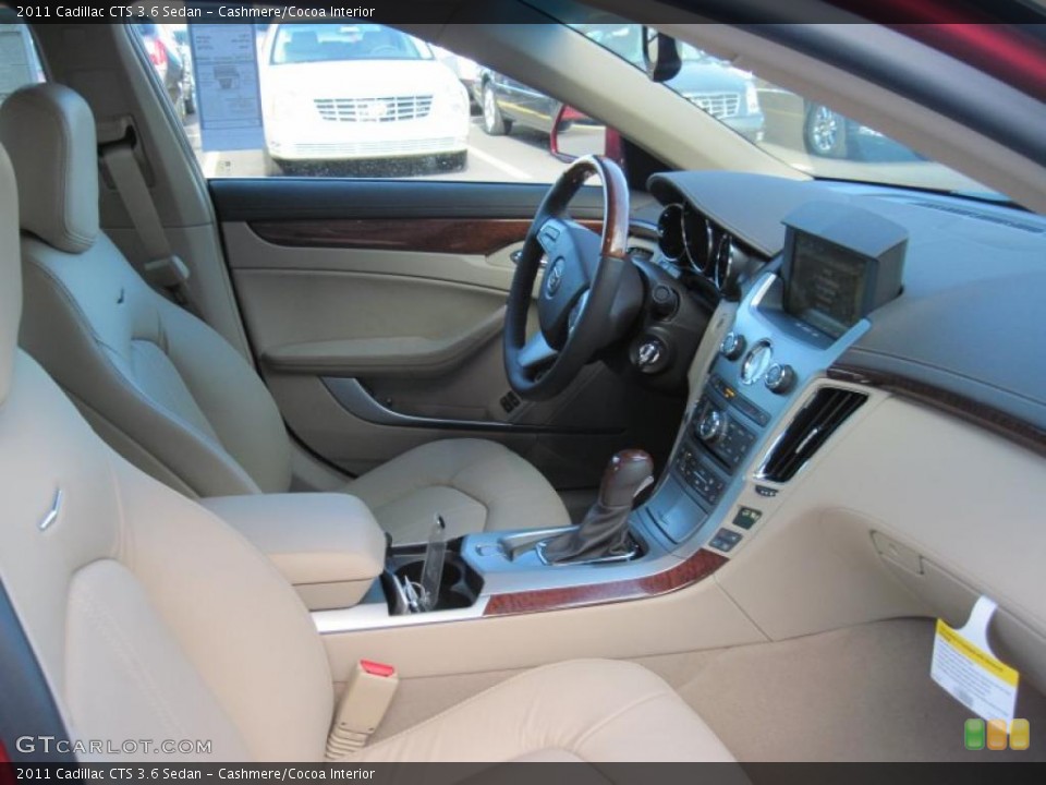 Cashmere/Cocoa Interior Photo for the 2011 Cadillac CTS 3.6 Sedan #42337587