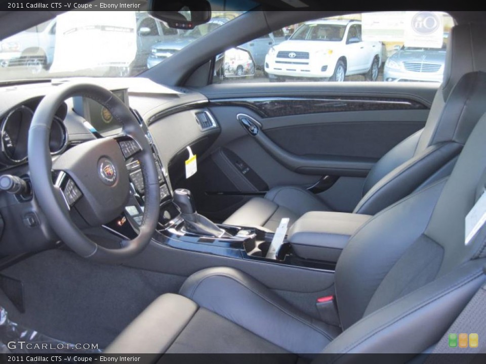 Ebony Interior Photo for the 2011 Cadillac CTS -V Coupe #42338160