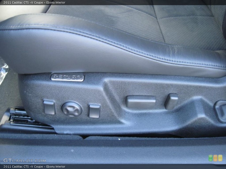 Ebony Interior Controls for the 2011 Cadillac CTS -V Coupe #42338176