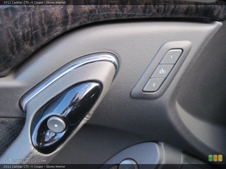 Ebony Interior Controls for the 2011 Cadillac CTS -V Coupe #42338196