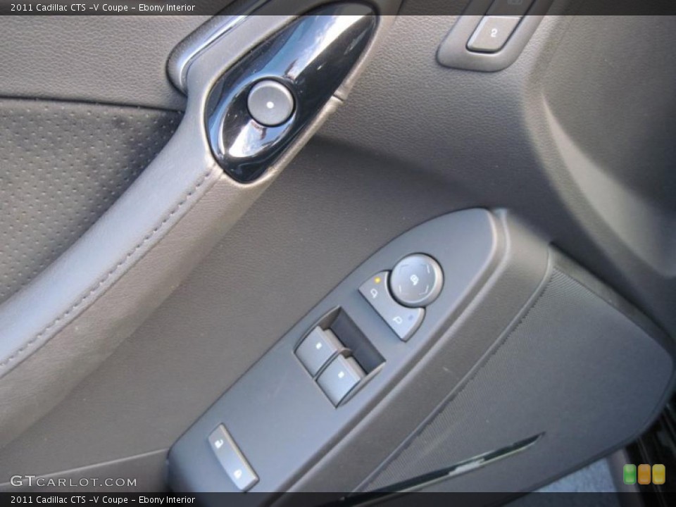 Ebony Interior Controls for the 2011 Cadillac CTS -V Coupe #42338208