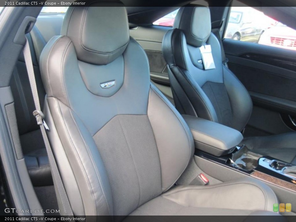 Ebony Interior Photo for the 2011 Cadillac CTS -V Coupe #42338256