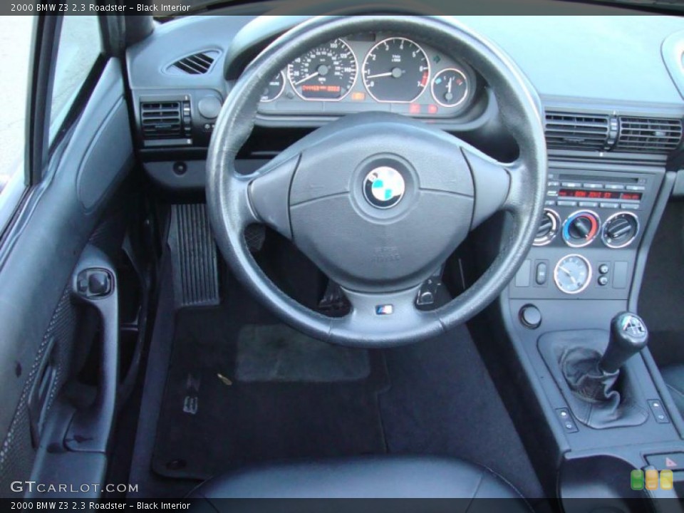 Black Interior Steering Wheel for the 2000 BMW Z3 2.3 Roadster #42338620
