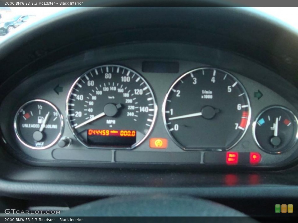 Black Interior Gauges for the 2000 BMW Z3 2.3 Roadster #42338721
