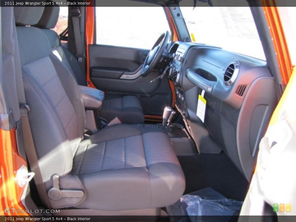 Black Interior Photo for the 2011 Jeep Wrangler Sport S 4x4 #42338844